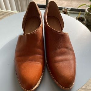 Madewell cutout loafers with a heel